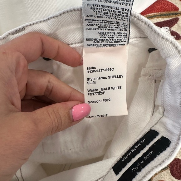 R13 Shelley Jeans bale white size 31 - Picture 11 of 12